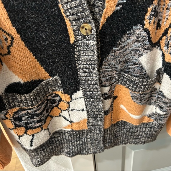 NWT Free People August Floral Cardigan - Picture 5 of 6